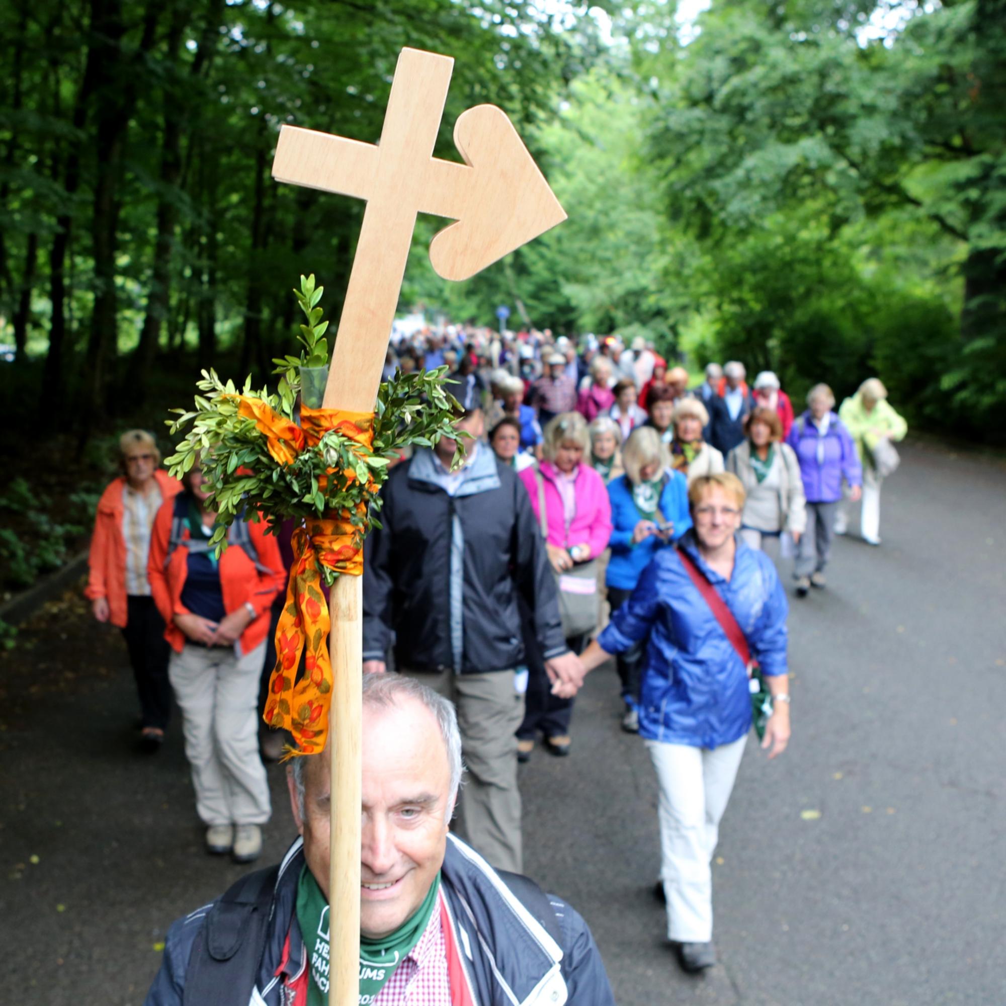 Heiligtumsfahrt Aachen - Pilgergruppe