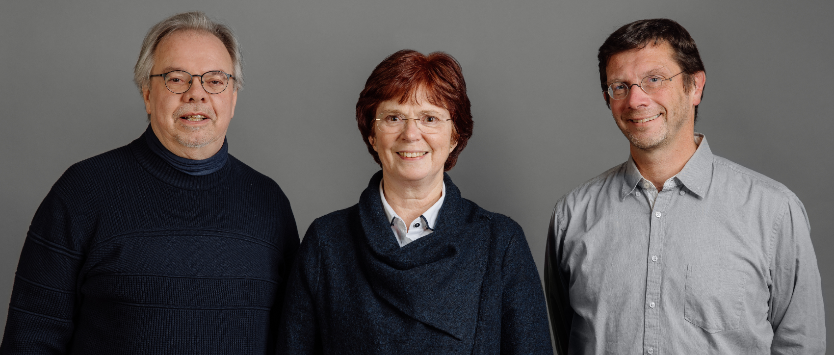 Regionalteams 2023 - 2027 - Regionalteam Aachen-Stadt, (v.l.) Walter Nett, Katrin Hohmann, Regionalvikar Frank Hendriks