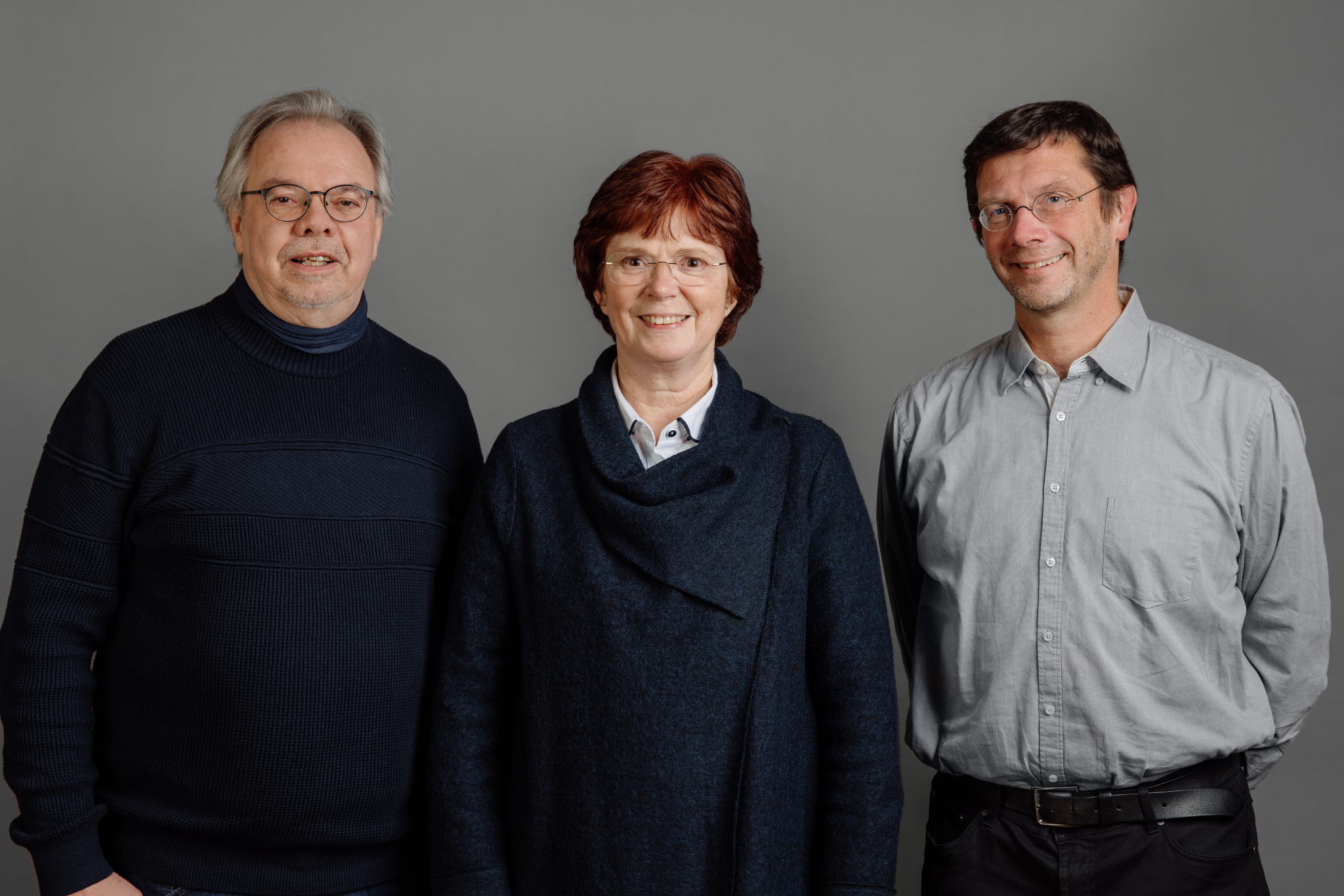Regionalteams 2023 - 2027 - Regionalteam Aachen-Stadt, (v.l.) Walter Nett, Katrin Hohmann, Regionalvikar Frank Hendriks